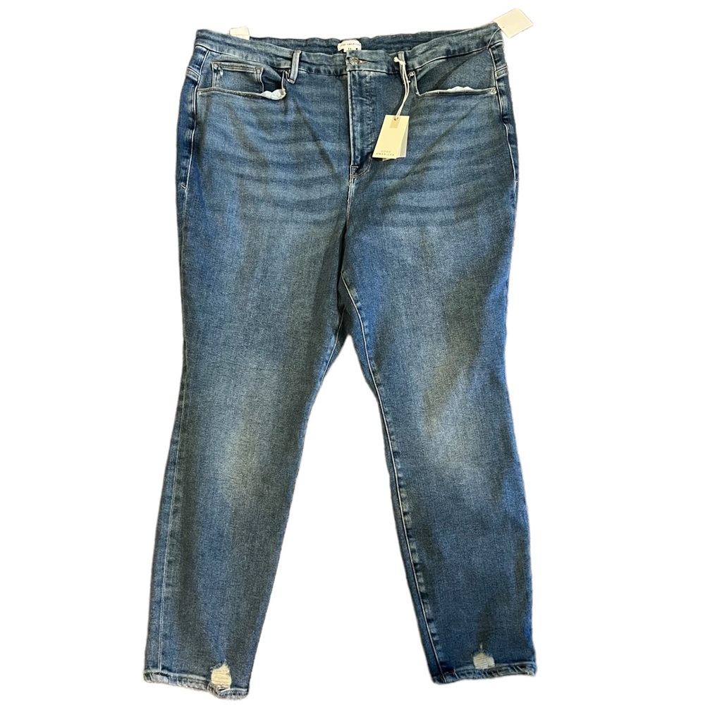Good American Good Legs Skinny Jeans, Sz 24